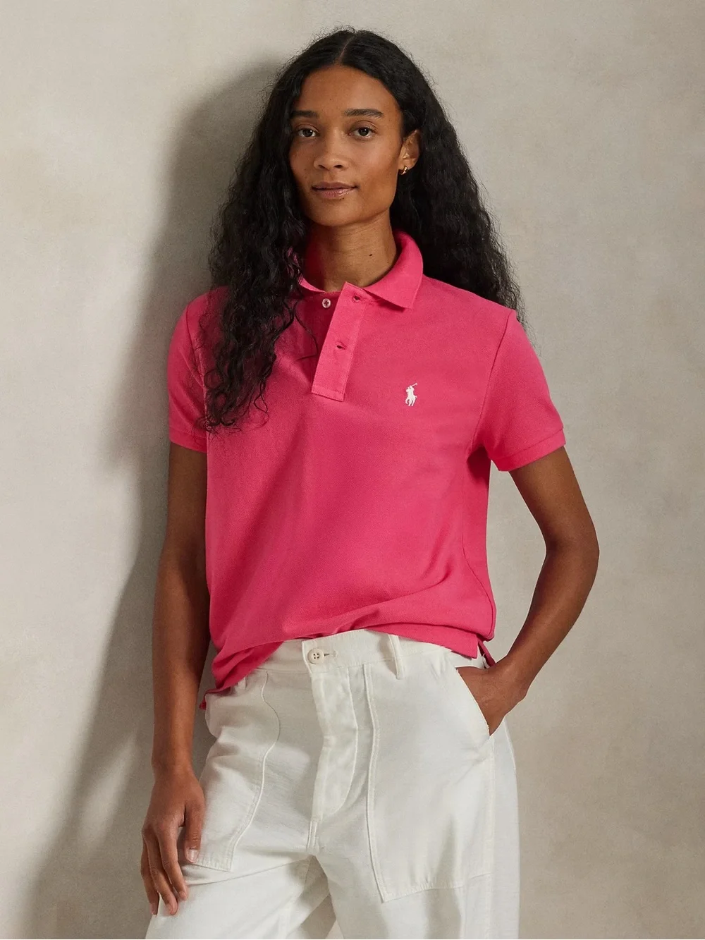 Polo Ralph Lauren Short Sleeve Polo Hot Pink